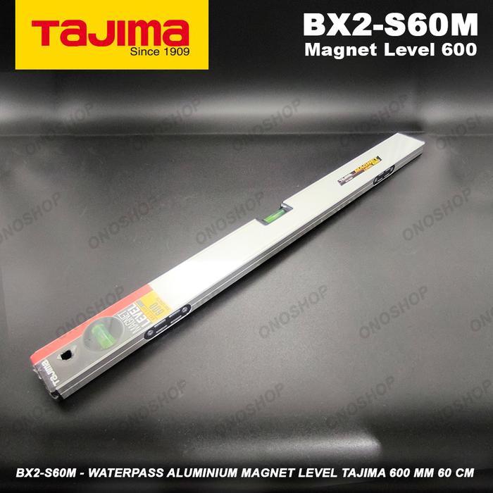 BX2-S60M - Waterpass Aluminium Magnet Level Tajima 600 mm 60 cm