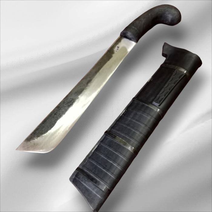 Go - Produk Banten - Golok Baja Per + Pisau Baja Gergaji