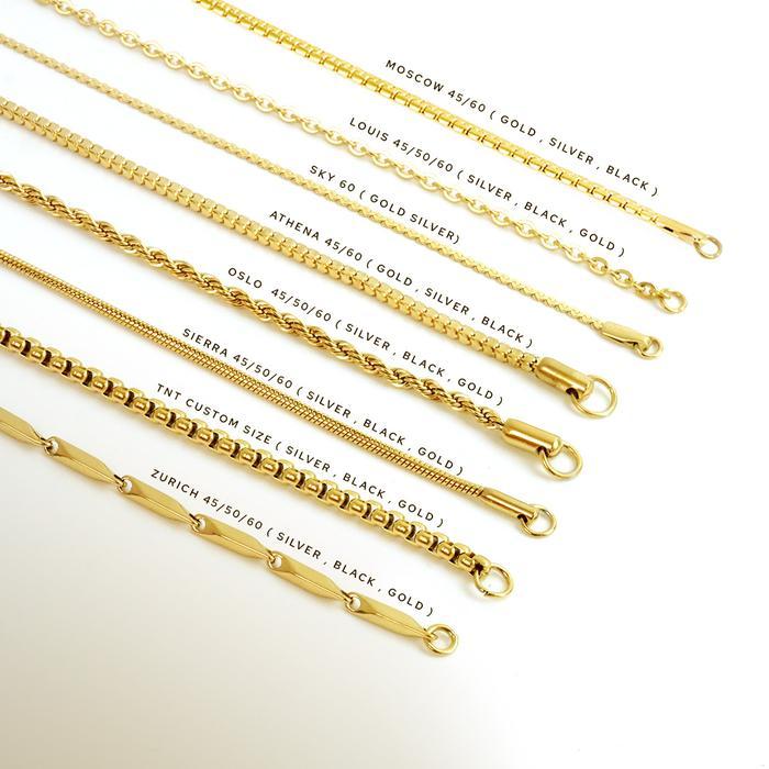 Emrys Liontin Set SALIB SWAROVSKI Liontin Salib Pria Wanita