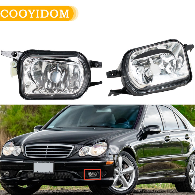 BUMPER FOG LIGHT DRIVING FOG LAMP WITHOUT BULB FOR BENZ W203 C230 C240 C320 C350 W215 CL500 CL600