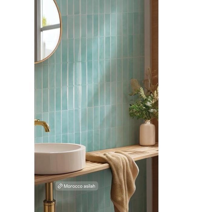 Sticker Tile Peel & Stick 3D Wall Panel , Wallpanel Sticker Motif Keramik