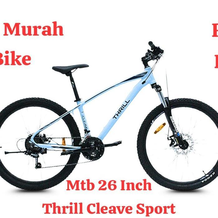 Sepeda Gunung Mtb 26 Inch Thrill Cleave Sport Terbaru Sepeda Gunung Thrill Cleave Sport 26 Inch - Li