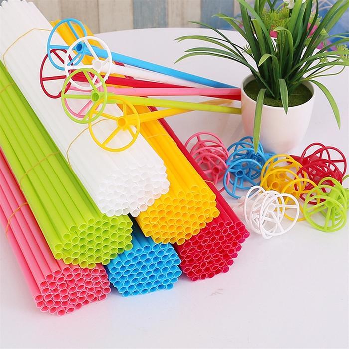 aiGooTan - STIK BALON BOBO 40 CM BESAR - Stick Tangkai Tongkat PVC Gagang Cup Pegangan Murah Medan