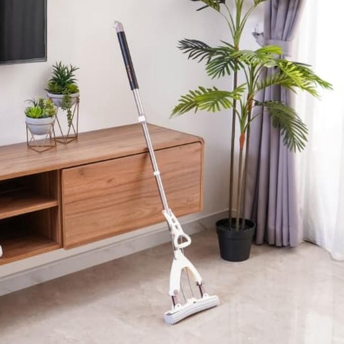 PVA Mop Beige Proclean Alat Pel busa+ Pemeras Alat Kebersihan Mop