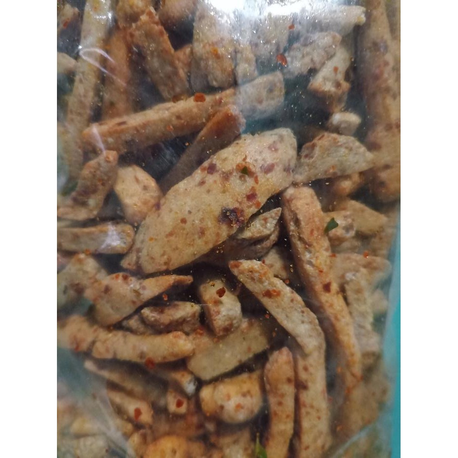 

BASRENG STIK DAUN JERUK RASA PEDAS GURIH KEMASAN 1 KG CEMILAN MAKANAN