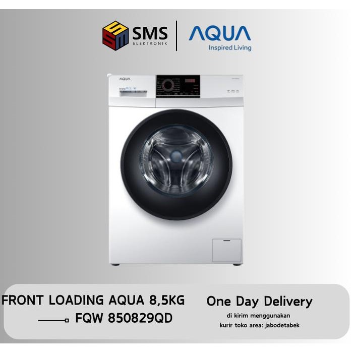 MESIN CUCI FRONT LOADING AQUA JAPAN FQW 850829QD FQW 850829QD 8,5 KG