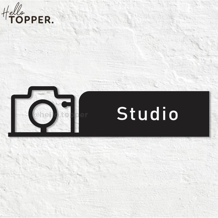 

Sign Akrilik Studio Hollow UV Print Sign Board