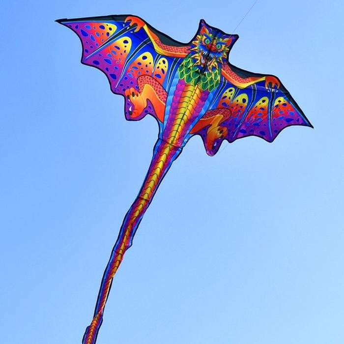 260cm Layang Layang Naga Besar 3D Layang-Layang Naga Jumbo Kartun Untuk Olahraga Anak Dan Dewasa