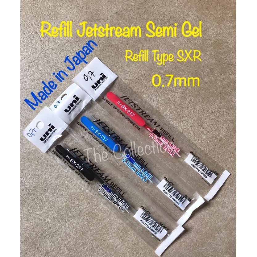 

ATK0604UN REFILL SEMI GEL 0.7 Jetstream SXR-C7 Pulpen Mitsubishi Pen