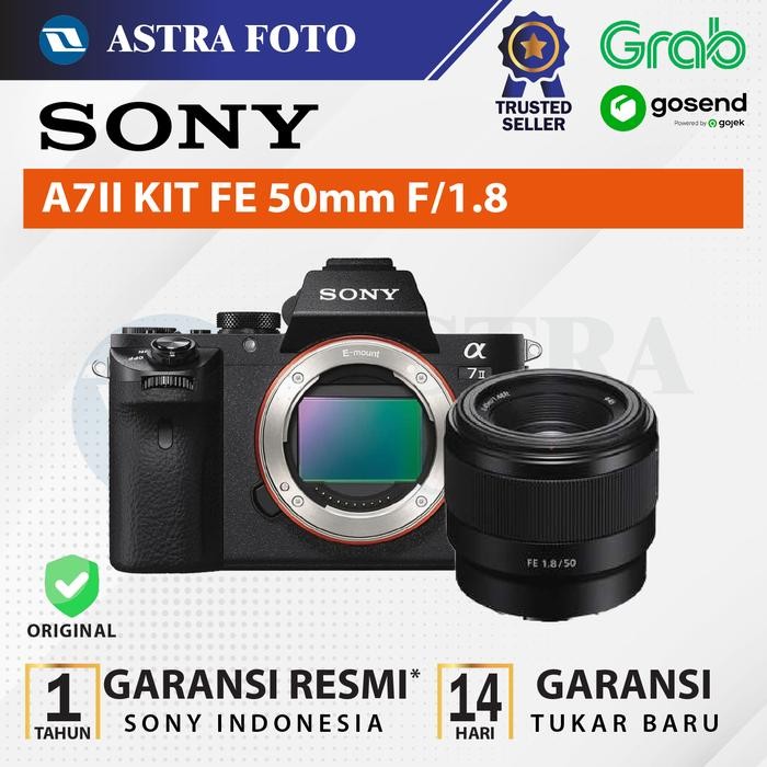 Sony Alpha A7iii Kit Lens Fe 50mm F1.8 / A7 III / A7 Mark III Shopeseler