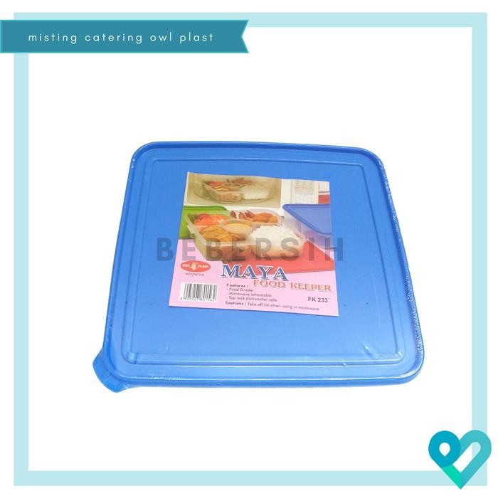 Pilihan- Misting Catering / Tempat Bekal 5 Sekat Owl Plast Maya / Food Keeper