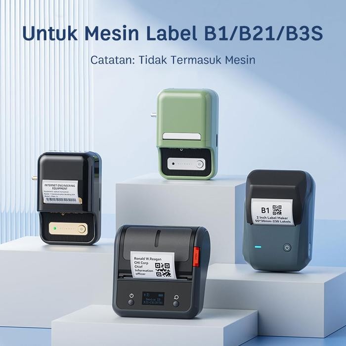 

3 GulunganNIIMBOT B21/B1/B3S/B31 Kertas Label Kabel dan Kawat Komunikasi Kabel Jaringan Label P-tipe