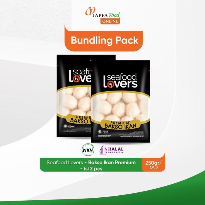 

Pilihan- Seafood Lovers Bakso Ikan Premium 250Gr - Isi 2 Pack