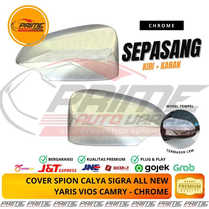 PROMO SPECIAL COVER SPION CALYA SIGRA ALL NEW YARIS VIOS CAMRY - CHROME TX246