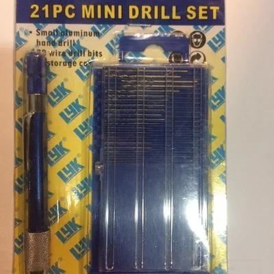MINI DRILL SET 21PCS JARUM ROJOK SPUYER RUJUK SPUYER LYK ORIGINAL