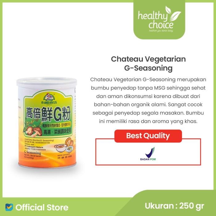 

ORIGINAL Chateau Vegetarian G-Seasoning 250 gr READY STOCK
