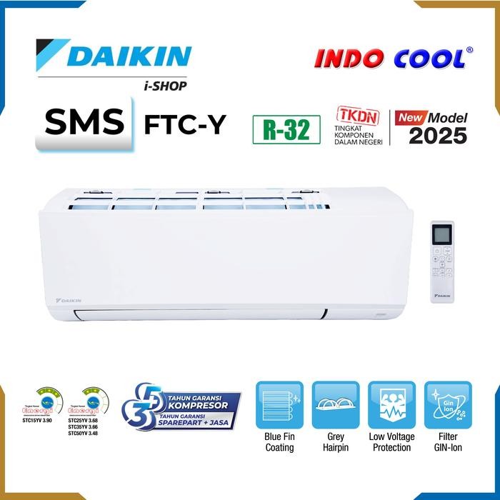 AC DAIKIN STANDART 1 PK 1PK FTC25 FTC25Y Nusantara Prestige