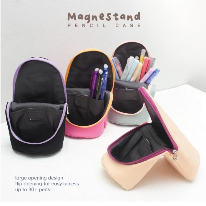 

Sale Magnestand Pencil Case Tempat Pensil Standing Magnet Pouch Berdiri