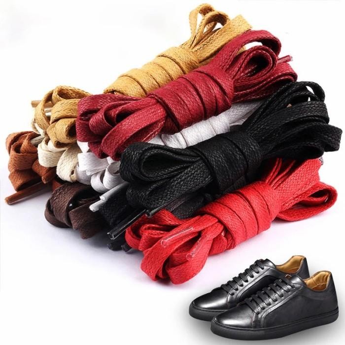 Tali Sepatu Lilin Gepeng Shoelace Wax Gepeng Pipih Sneakers Converse