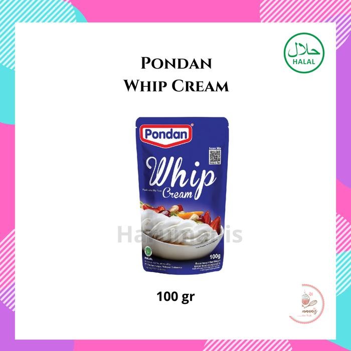 

Pilihan- Pondan Whip Cream Kemasan 100Gr