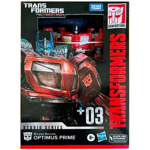 TRANSFORMERS STUDIO SERIES CYBERTRON +03 GAMER EDITION OPTIMUS PRIME