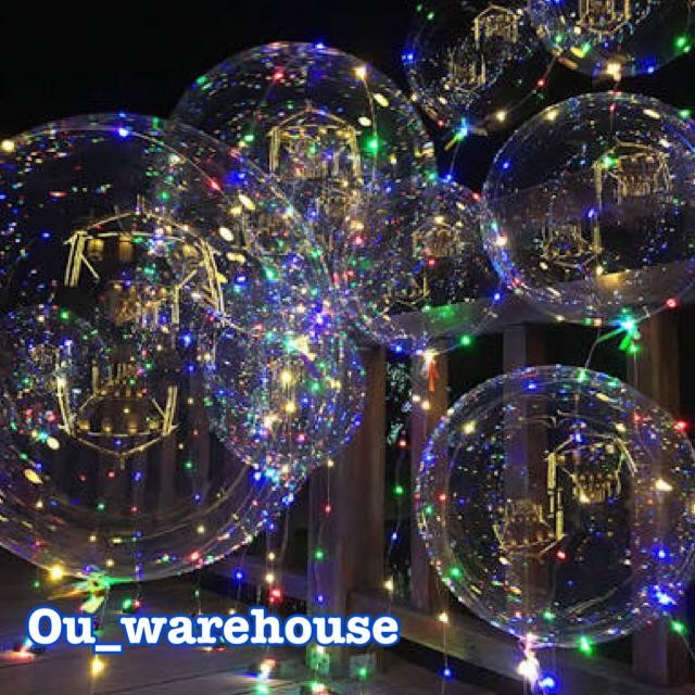 Pilihan- Balon Pvc Transparant 24 Inch Plus Lampu - Balon Plastik Bening Jumbo