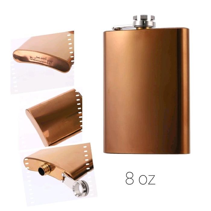 Botol Wine Whisky Hip Flask Stainless Steel