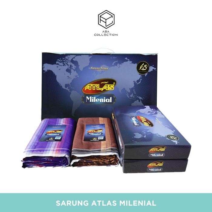 SARUNG ATLAS MILENIAL GROSIR 10 PCS