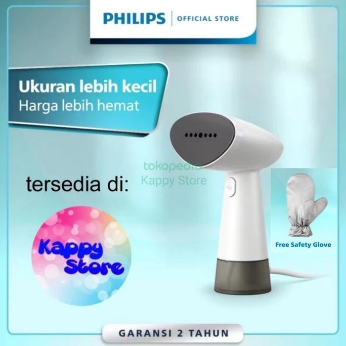 PHILIPS Setrika Uap STH1010 Handheld Garment Steamer Travel Iron
