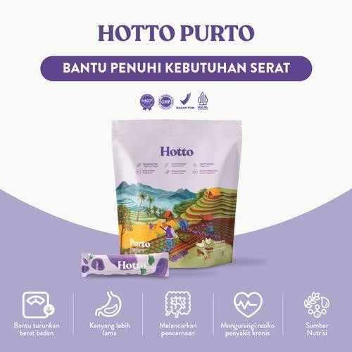 

New Hotto Purto Pouch 16 Sachet Multigrain with Purple Potato