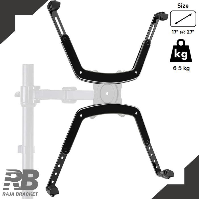 Ready Vesa Extender Adapter / Penjepit Monitor Non Vesa 17-27 inch