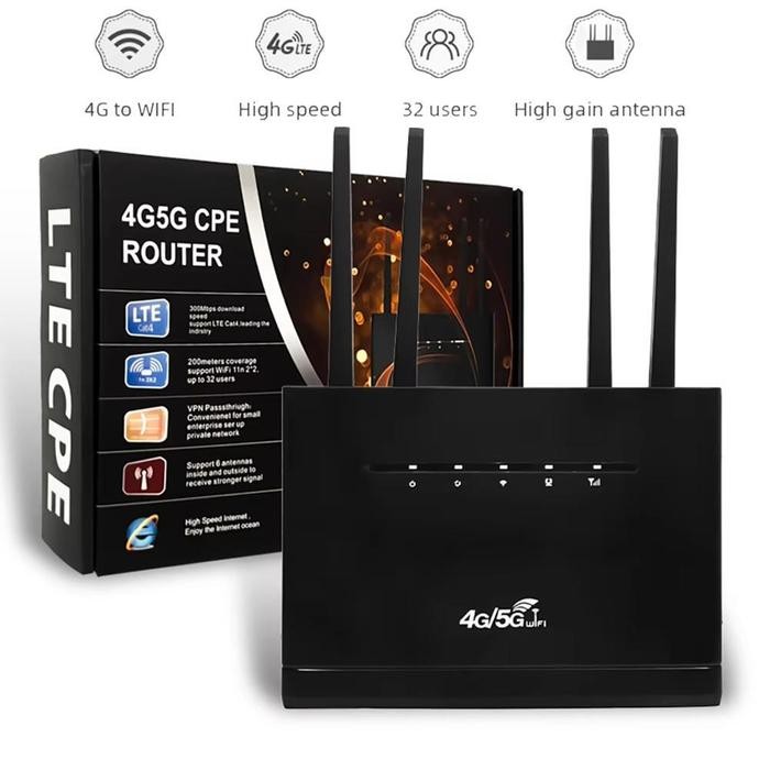 Modem 4G Router wifi Modem Unlimited WiFi SIM Card Router LTE Modem 300mbps Wireless Router WiFi 4G