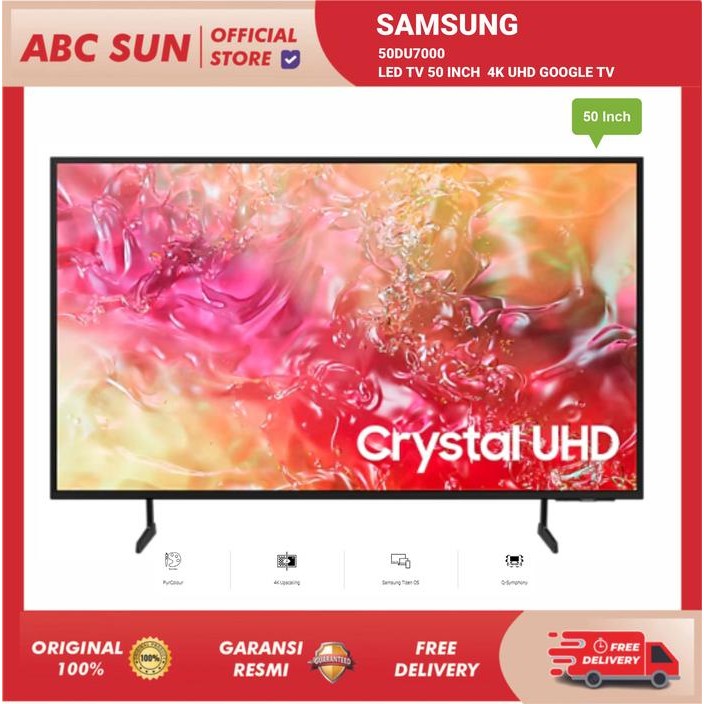 Pilihan- Samsung 50Du7000 Led Tv 50 Inch Uhd 4K Smart Tv Digital