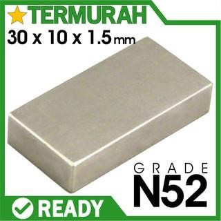 

New magnet neodymium 30x10x1.5mm 30x10x1.5 mm 30 x 10 x 1.5 persegi kotak