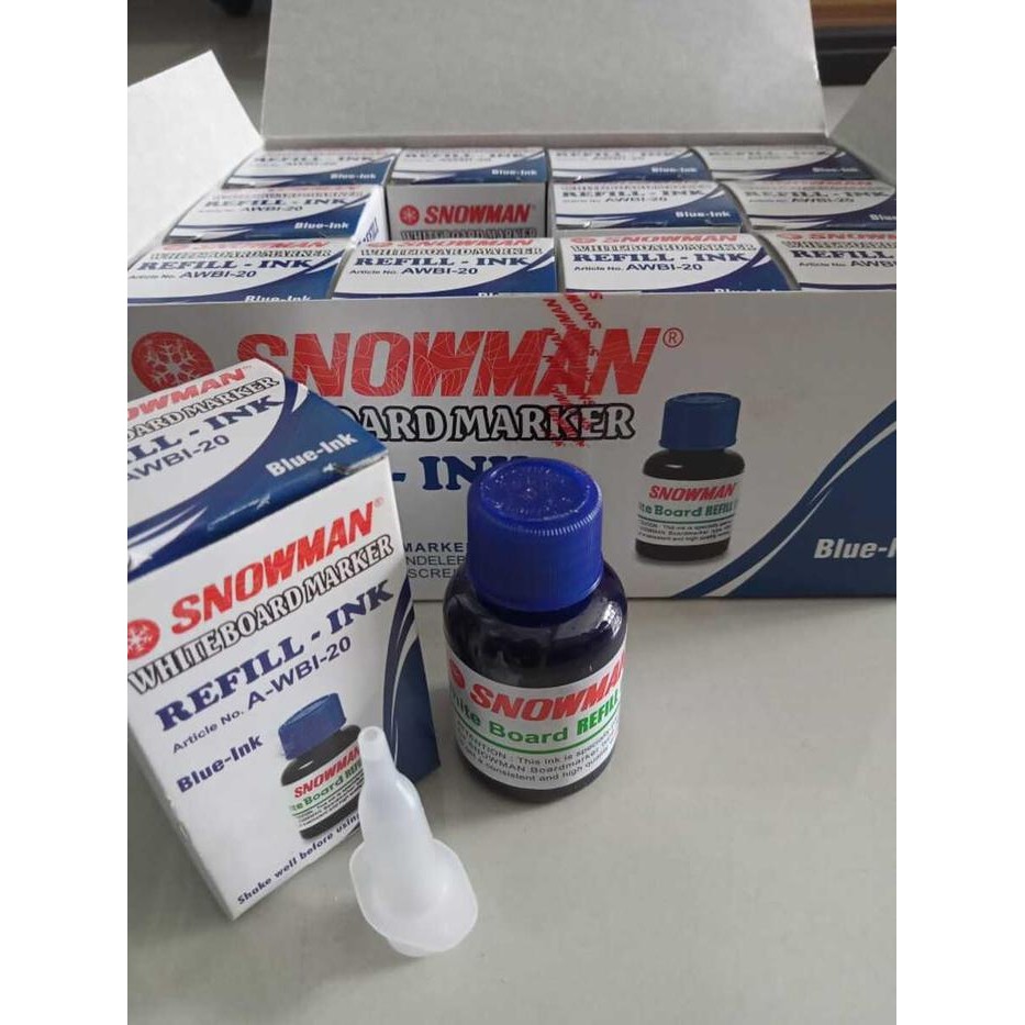 

OJ Refill Snowman White Board Bisa Dihapus / A-WBI-20 / PCS Biru Hitam