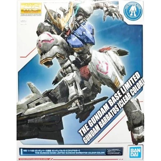 Pilihan- Bandai 1/100 Mg Gundam Barbatos (Clear Color) Gundam Base Limited