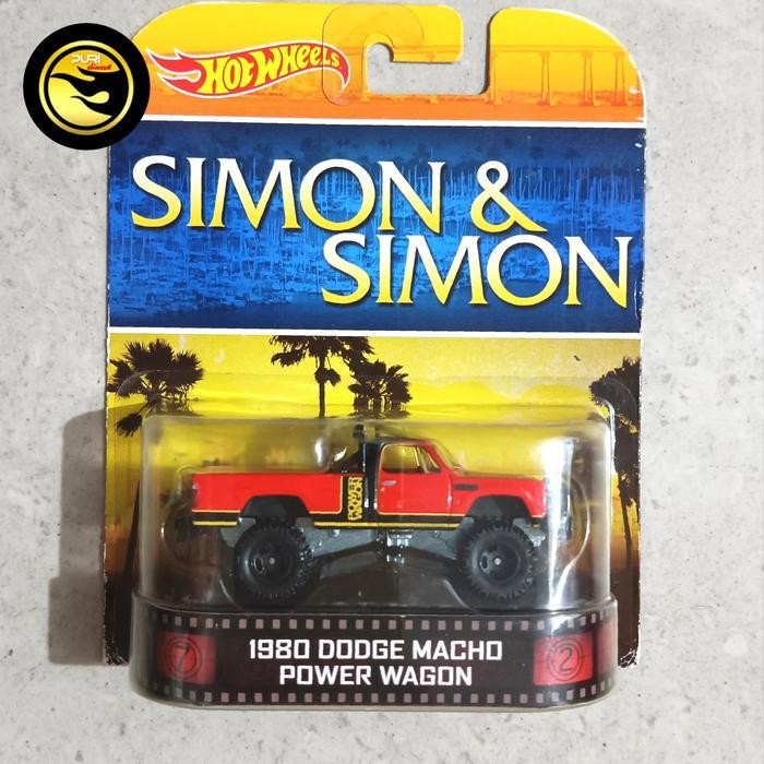 Pilihan- Hot Wheels Hotwheels 1980 Dodge Macho Power Wagon Simon & Simon Retro