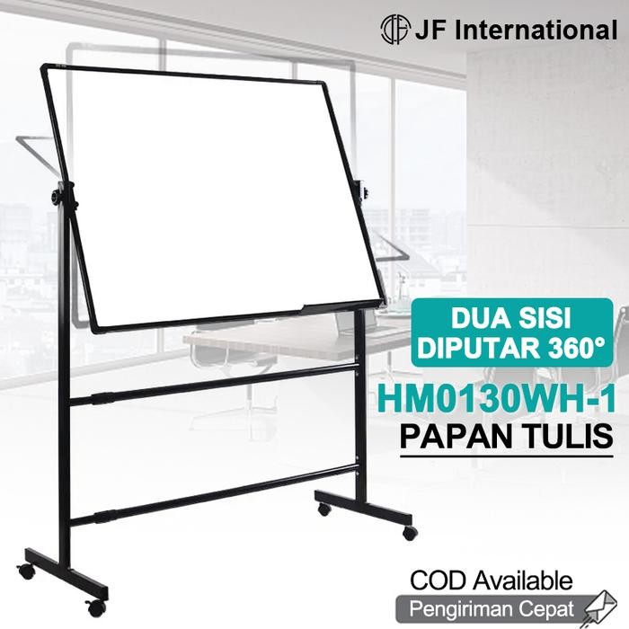 

Papan magnetik Papan Tulis Berdiri Dua Sisi 90 x 120cm