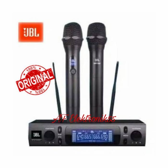 Mic Wireles JBL VM 300 Original ( 2 Mic Handhel )