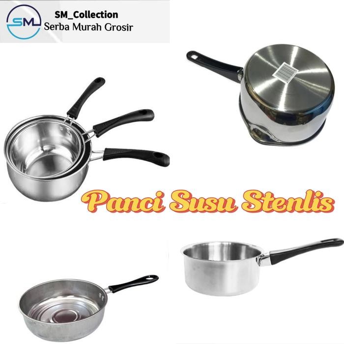 Panci susu/Panci rebusan/Panci masak/Panci serbaguna/Panci susu Stenlis