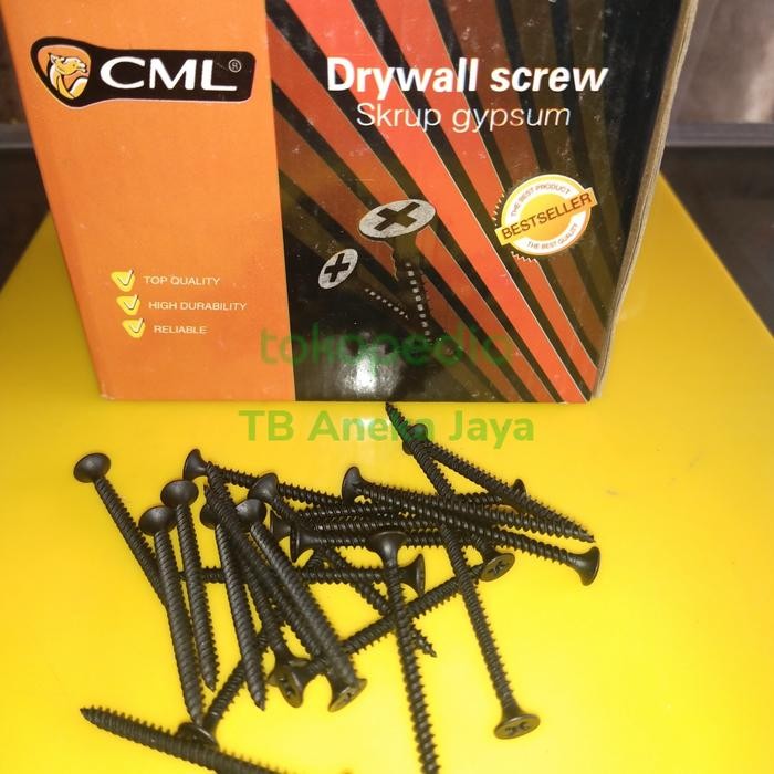sekrup gypsum 2" 5 cm per kg
