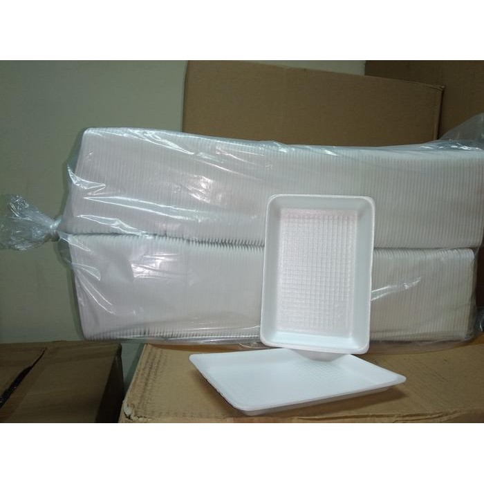 FOAM TRAY TR-1 STYROFOAM TRAY BUAH - TR1 ISI 250 PCS
