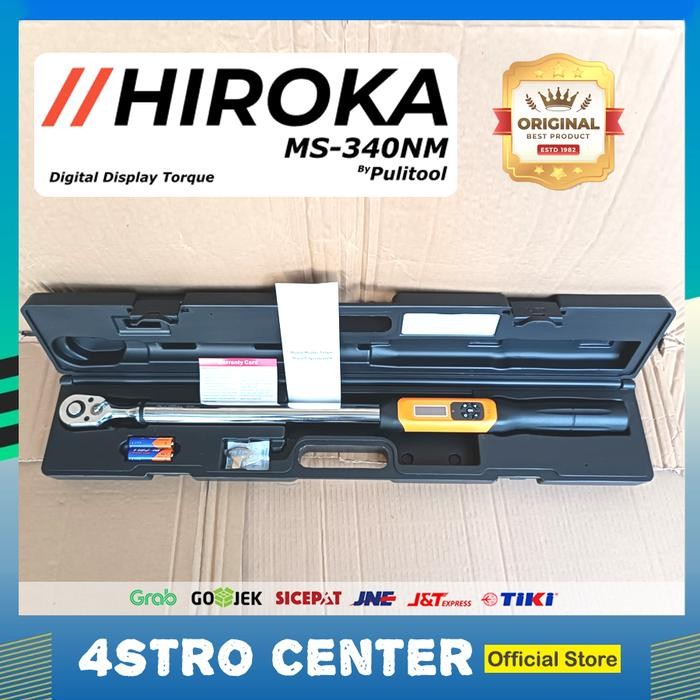 NEW HIROKA Kunci Torsi Digital LED 340 Nm Torque Wrench Momen ( ORIGINAL )