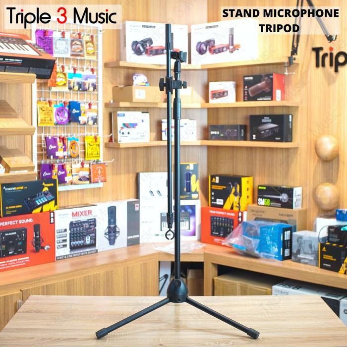 Ready Pro Stand mic Berdiri tripod mic stand mikrofon Murah terbaik
