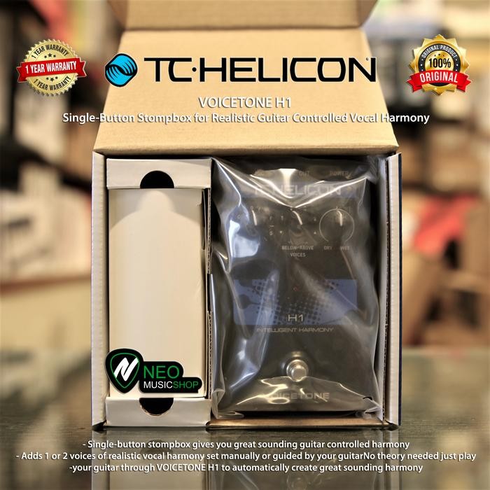 Tc Helicon Voicetone H1 Realistic Guitar Controlled Vocal Harmony