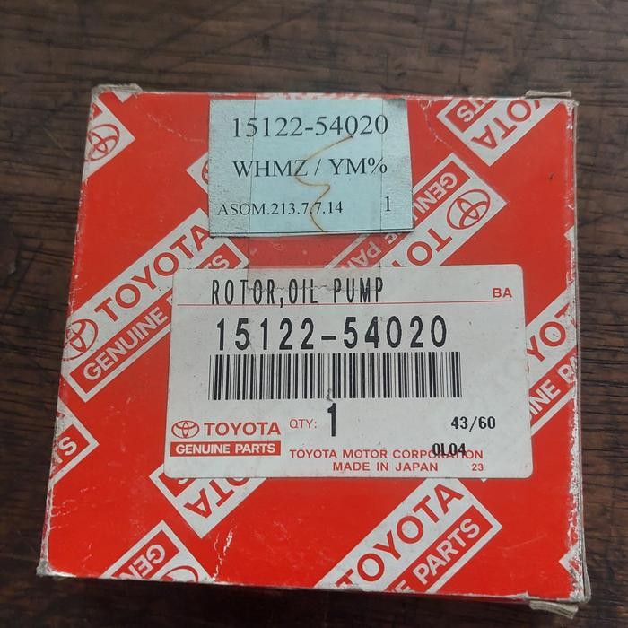 Rotor Pompa Oli Kijang Kapsul Diesel Original 15122-54020