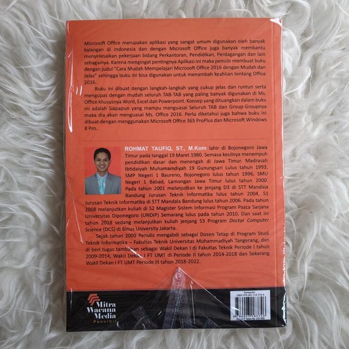 Terlaris Original Buku Cara Mudah Mempelajari Microsoft Office 2016. Rohmat T.