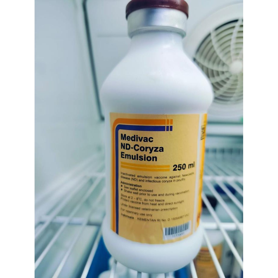 MEDIVAC VAKSINASI AYAM ND CORYZA EMULSION 250 ML