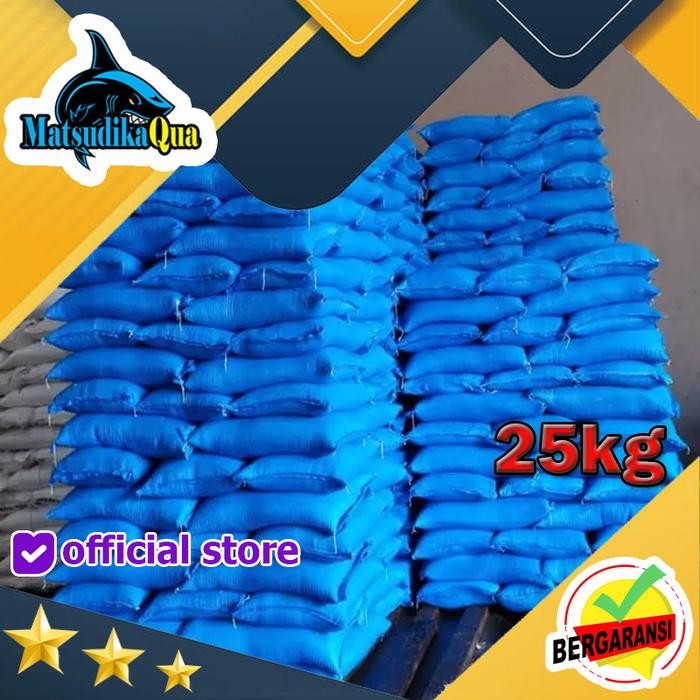GARAM IKAN PREMIUM PUTIH SALJU KROSOK KASAR ANTI PENYAKIT 25KG