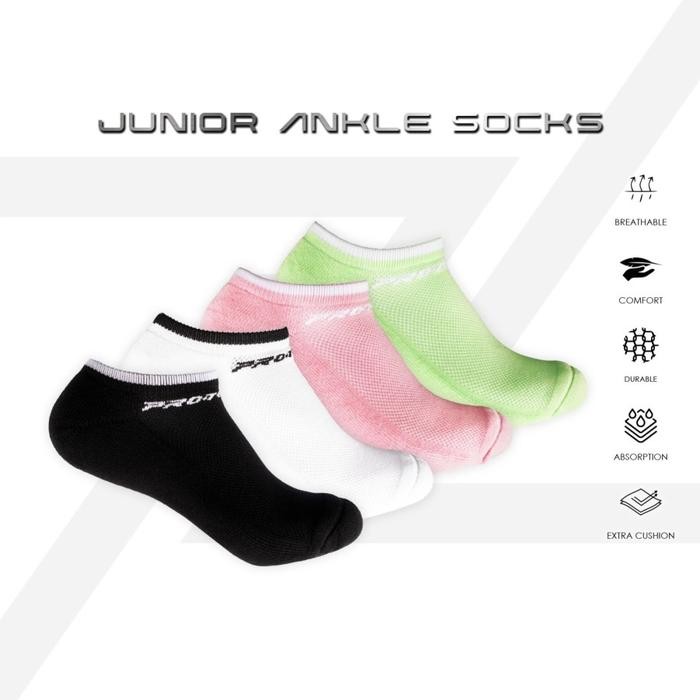 Kaos Kaki Badminton Protech / Socks PROTECH Junior Cotton Sport Socks (4 colours)